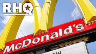 Russian Man Handcuffs Himself To McDonald's In Protest