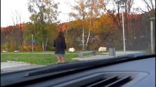 crossdresser walk enfemme in boots