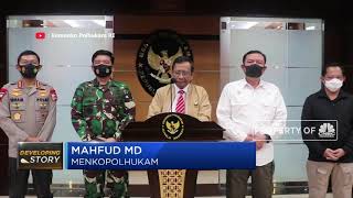 Mahfud MD: Proses Hukum Penunggang Demo Menolak UU Cipta Kerja