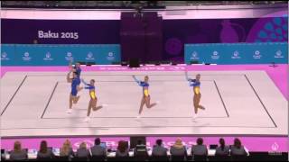 JJEE Baku - Gimnasia aeróbic -  Q - GR SPAIN