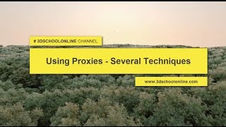 VrayProxy And Some Great techniques