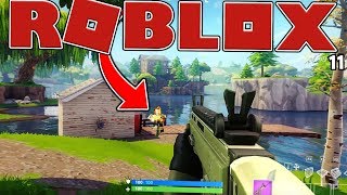 YOU CAN PLAY FORTNITE IN ROBLOX? - ROBLOX FORTNITE BATTLE ROYALE (ISLAND ROYALE)