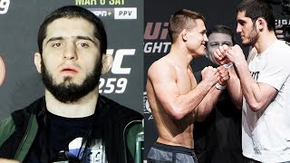 Вырублю Махачева / Слова Ислама и Дрю Добера перед боем на UFC 259