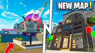 *NEW* Fortnite 5.4 Map Changes! | Dusty Diner, Tilted Towers Sports Store!