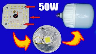 50W 220V LED module inside of 50W light bulb Super bright