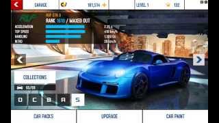 Asphalt 8 1.6.0e All cars hack