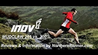 Inov8 Mudclaw 265 vs. Inov8 Mudclaw 300 Running Shoes