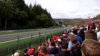 F1 2018 Spa-Francorchamps - Four wide on Kemmel straight