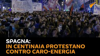 #Spagna: in centinaia protestano contro caro-energia