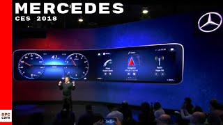 Mercedes at CES 2018 - MBUX Cockpit User Experience