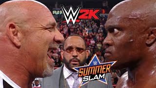 Bobby Lashley vs Goldberg SummerSlam | WWE 2K