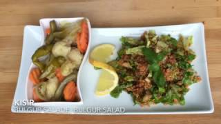 KISIR,  Hoe maak je bulgur salade, How to make bulgur salad