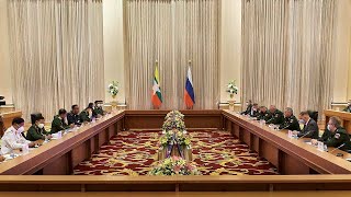 Переговоры Министра обороны РФ с главнокомандующим вооруженными силами Республики Союз Мьянма