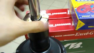 Передние стойки KYB на Приору