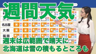 週間天気予報 11月5日(土)〜11月11日(金)
