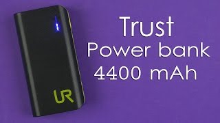 Распаковка Trust Power Bank 4400 mAh