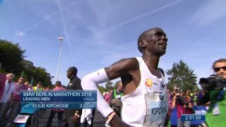 World record Eliud Kipchoge - BMW BERLIN-MARATHON 2018
