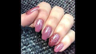How To Mix Glitter With Gel-Magpie Gel Colour Give Me Strength Tutorial