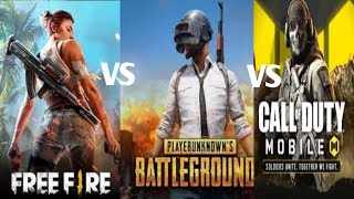 Rap Call of duty mobile vs Pubg vs Free Fire
