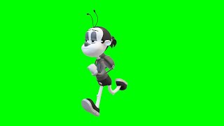 Copyright Free 3D Walking,Running,Jumping,Yawning character Green Screen Effect | Chroma Key |