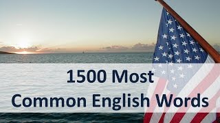 1500 Most Common English Words