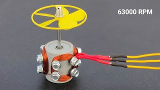 Making Powerful BLDC Motor Using Neodymium Magnet