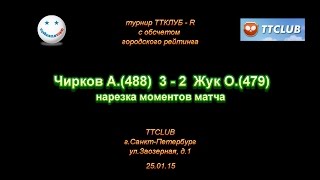 table tennis шипы против гладких the best! МАТ!! Чирков А.(488) - Жук О.(479) 3-2