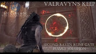 Hellblade: Senua's Sacrifice - Valravyn's Keep Second Raven Rune Gate Puzzle Solution