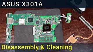 How to disassemble and clean laptop Asus X301A