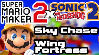 [Super Mario Maker 2] - Sky Chase and Wing Fortress Act 1 (Sonic 2)