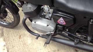 CZ 250 Twin Sport typ 471 after changing Carburettor to OKO 30mm