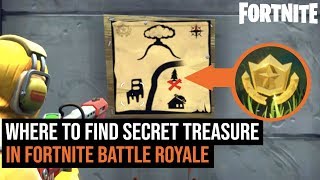 Where To Find The SECRET Treasure map In Fortnite: Battle Royale Season 3 | Dusty Depot Challenge