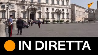 Gli Azzurri arrivano al Quirinale, dove saranno ricevuti dal presidente Sergio Mattarella.