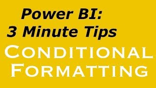 Power BI - Conditional Formatting (Background Color, Font Color, Data Bar, By Rule)
