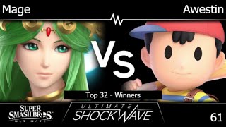 USW 61 - ELIT3 | Mage (Palutena) vs TLOC | Awestin (Ness) Top 32 - Winners - SSBU