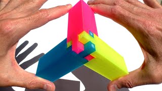 Столярное соединение 90х90х90 Как вам такая головоломка на 3D принтере #Shorts