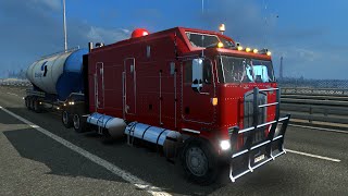 Euro Truck Simulator 2. Мод: Kenworth K100 LONG FRAME. (Ссылка в описании)