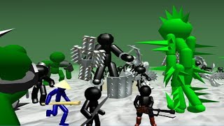 Stickman Simulator Zombie Battle - Zombie Invasion | All Characters - Android GamePlay FHD Ep#3