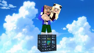 ÜBERLEBEN MIT NUR 1 ZOMBIE SPAWNER IN MINECRAFT!