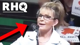 Sarah Palin Stumbles Through Eye-Rolling Trump Rally Speech