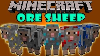 ORE SHEEPS MOD | Minecraft 1.7.10 |Minecraft Mod Review