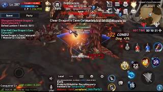 Phoenix Knight Grinding in Dragon's Cave Catacomb 1