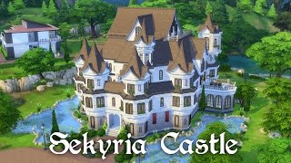 The Sims 4 Speed Building - Castle Part 1 - Exterior