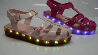 Sandália Infantil Barbie com Led 21704 - Fort Calçados