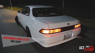TOYOTA MARK2 JZX90 1JZ-GTE 280HP STOCK VS HONDA CIVIC ED6 K24 & CIVIC EG H22