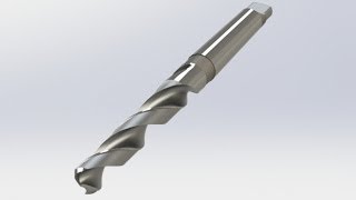 Построение сверла спирального в SolidWorks