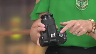Canon Rebel T6 18MP DSLR Wi-Fi Camera w/18-55, 75-300mm Lens & MG3620 Printer on QVC