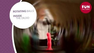 Дилдо с металлическими шариками shake dildo bouncer english