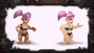 Female Gnome model and animation