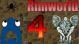 AMBUSHED BY A GIANT SPIDER!!  - RimWorld A17 Cthulhu + Medieval Times + Arachnophobia part 4